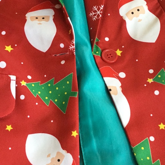 Holiday print blazer jacket NWT - Picture 3 of 5